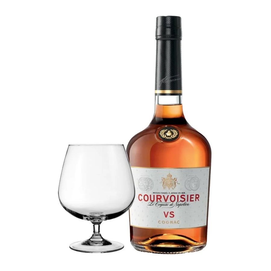 Courvoisier VS Cognac 750ml with Free Glass