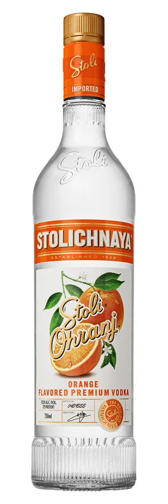 Stoli Orange Vodka 750ml
