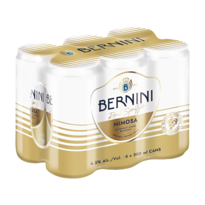 Bernini Mimosa Sparkling Spritzer 6x300ml Can