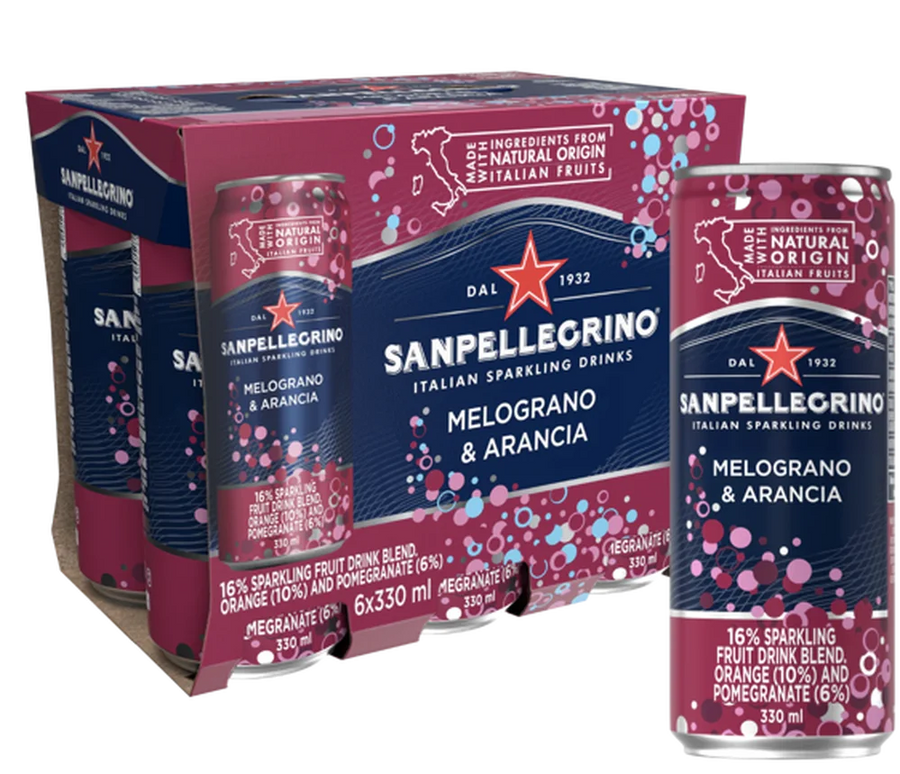 Sanpellegrino Melograno & Arancia 6x 330ml