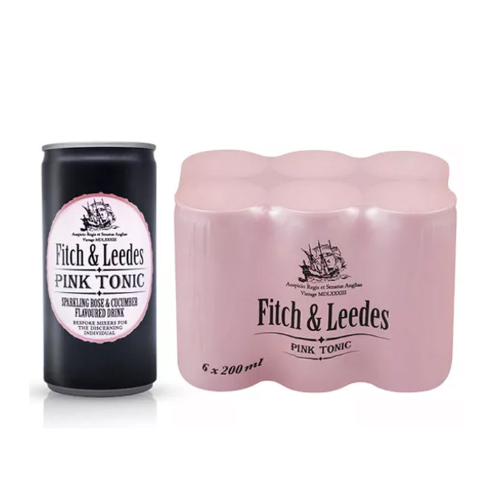 Fitch and Leedes Pink Tonic Sparkling Rose 6 pack