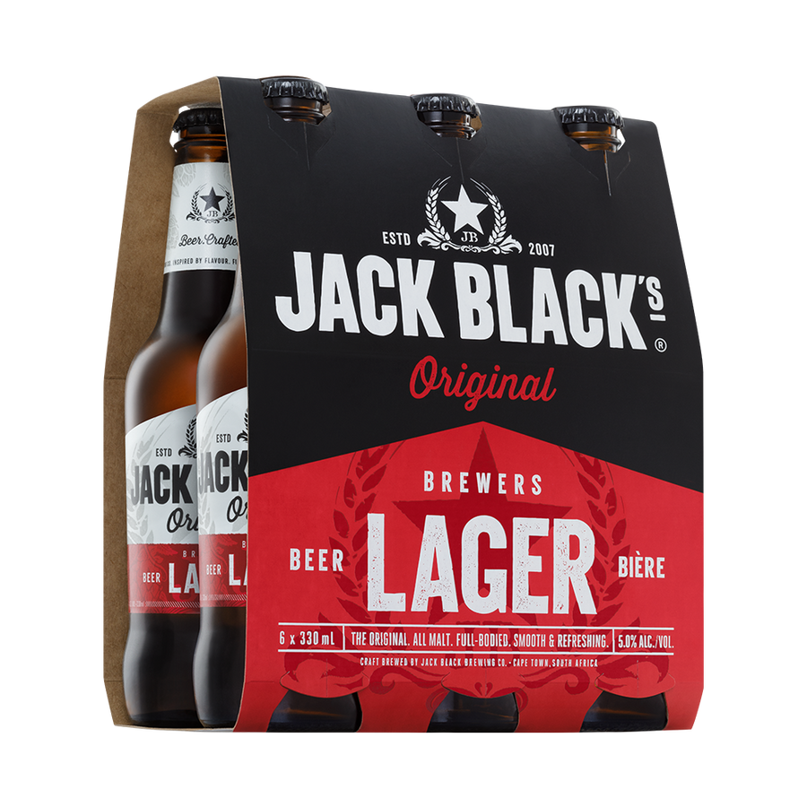 Jack Black Brewer's Lager 6x330ml NRB