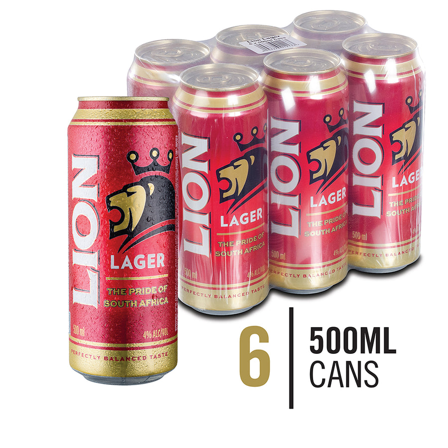 Lion Lager 6x 500ml Can