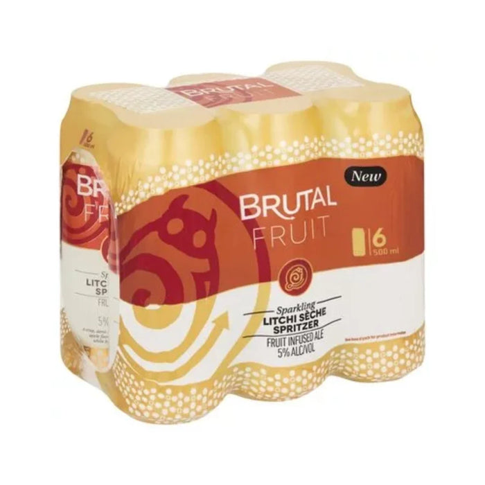 Brutal Fruit Litchi Seche 6x500ml