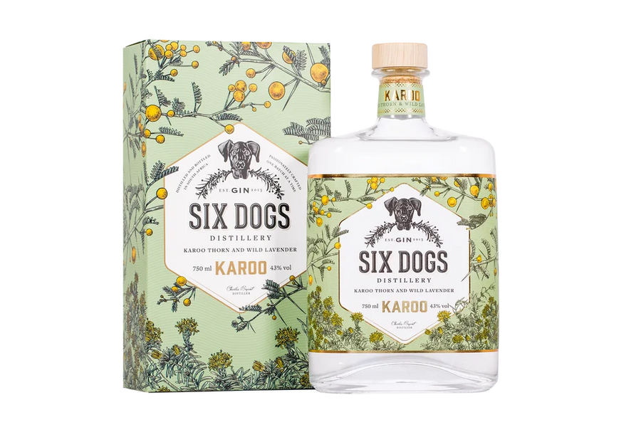 Six Dogs Karoo Gin 750ml