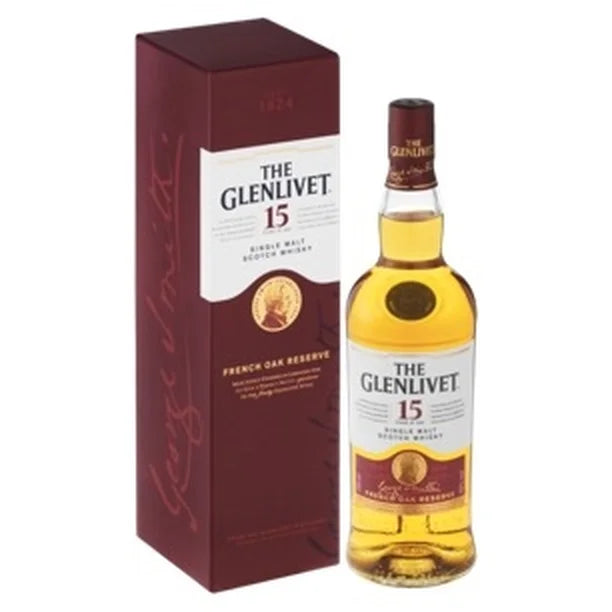 The Glenlivet 15 Year Old Single Malt Scotch 750ml