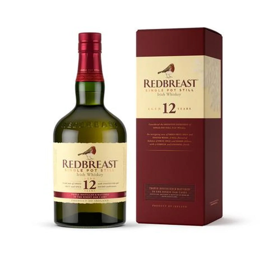 Redbreast 12 Year Old Single Pot Still Irish Whiskey 750ml