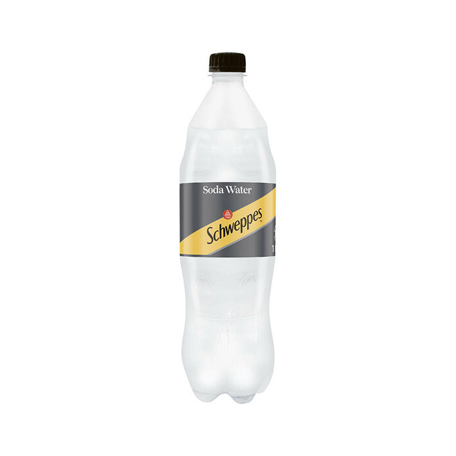 Schweppes Soda Water 1L Plastic
