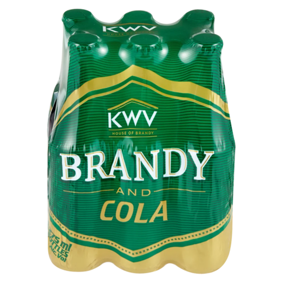 KWV Brandy & Cola (6x275ml)