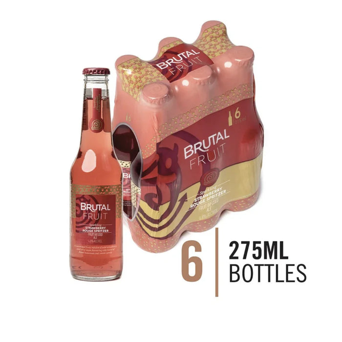 Brutal Fruit Strawberry Rouge 6 x 275ml NRB