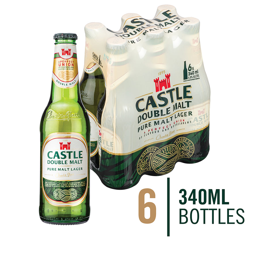 Castle Double Malt 340ml x 6 NRB