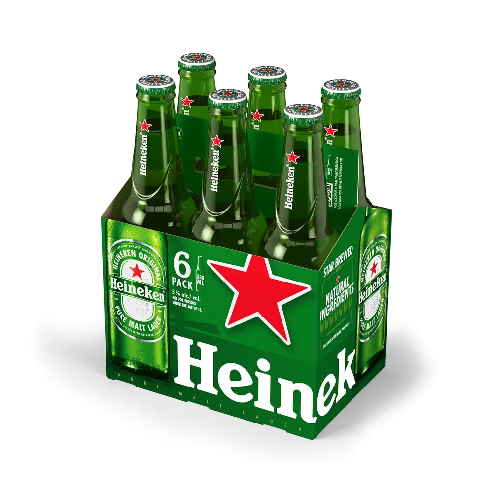 Heineken Lager NRB 6 x 330ml