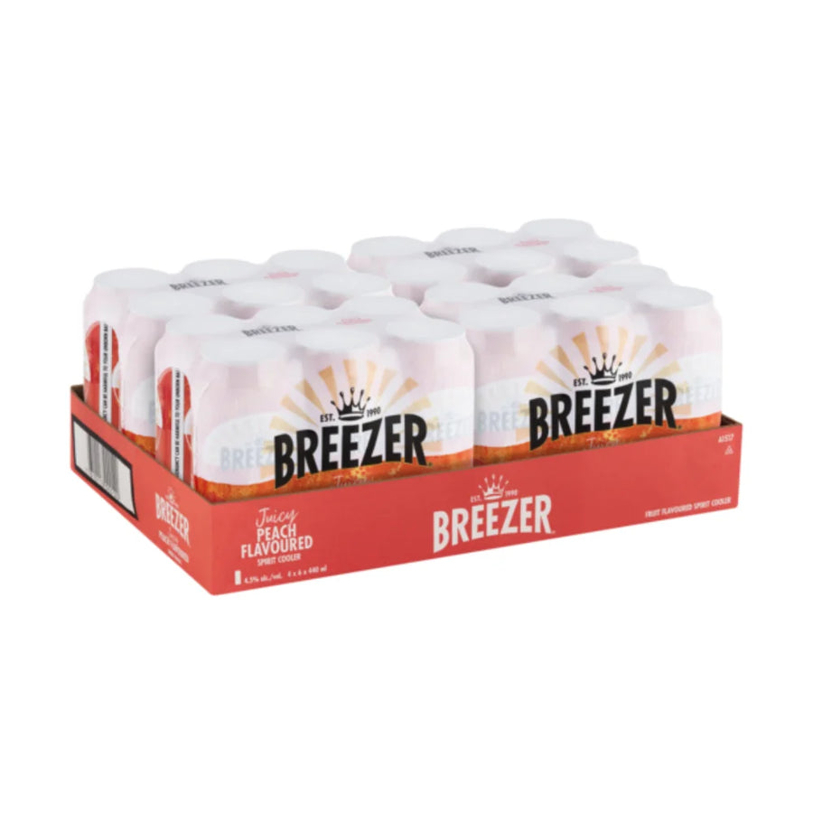 Bacardi Breezer Peach 24x440ml Can