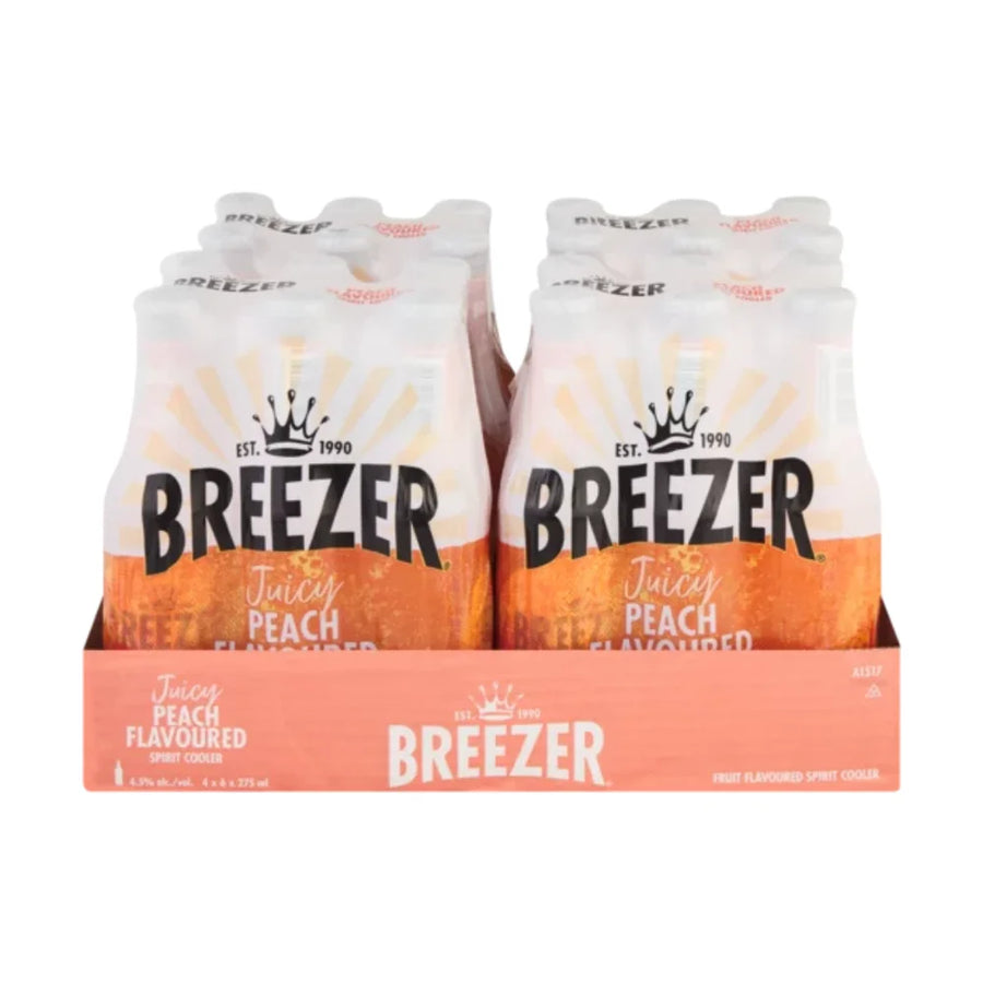 Bacardi Breezer Peach 24 x 275ml NRB