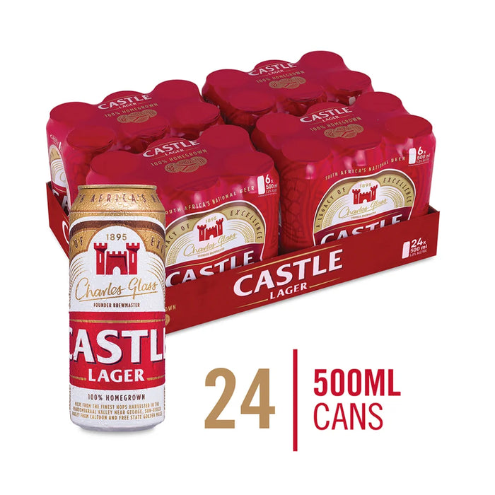 Castle Lager 24x500ml Cans