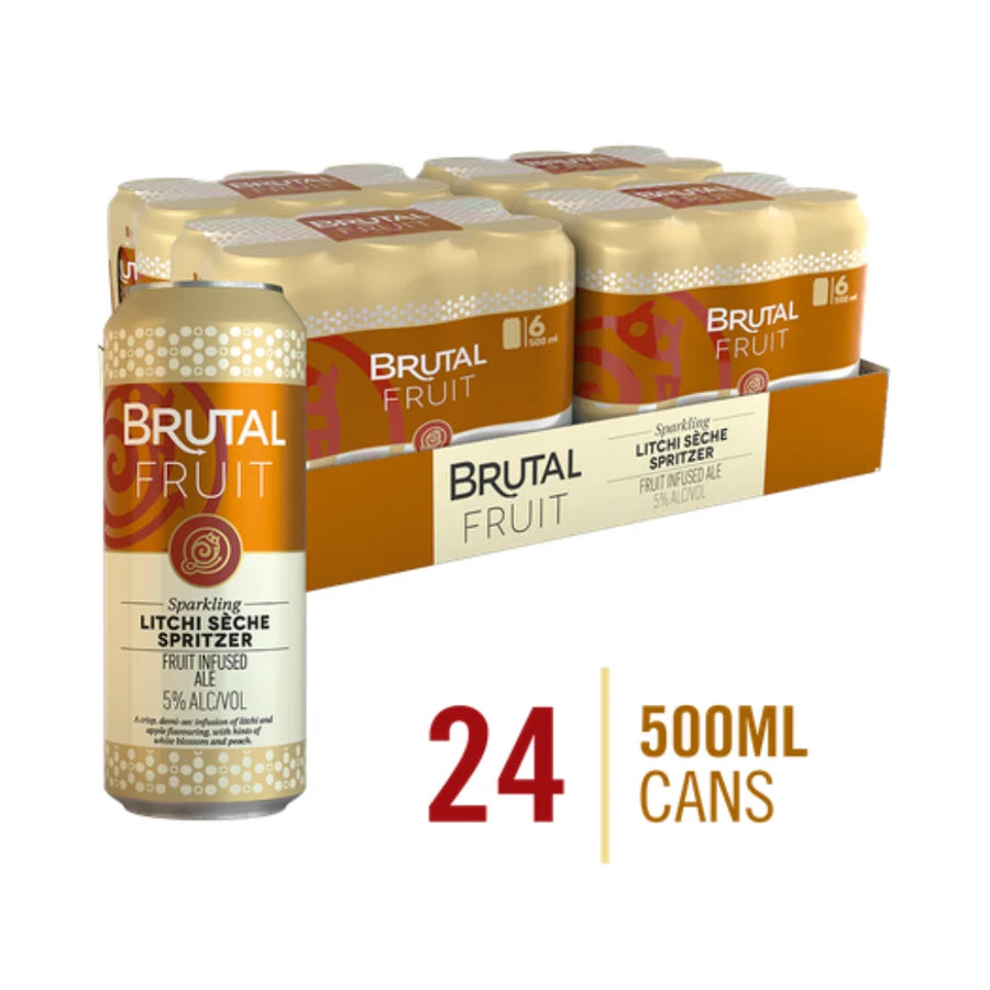 Brutal Fruit Litchi Seche 24x500ml