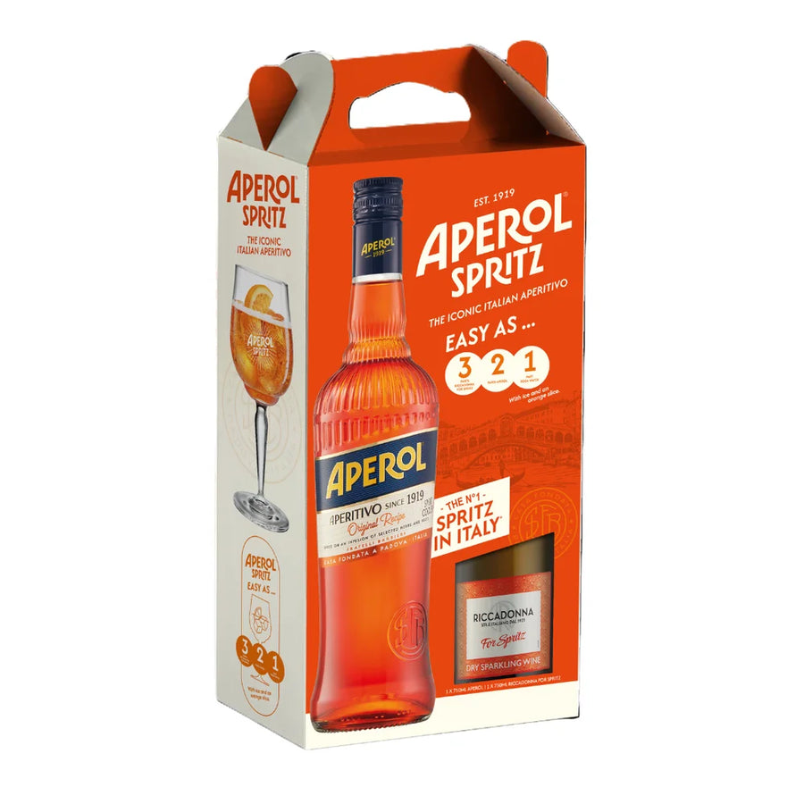 Aperol Spritz Combo Pack & Free 1L Soda