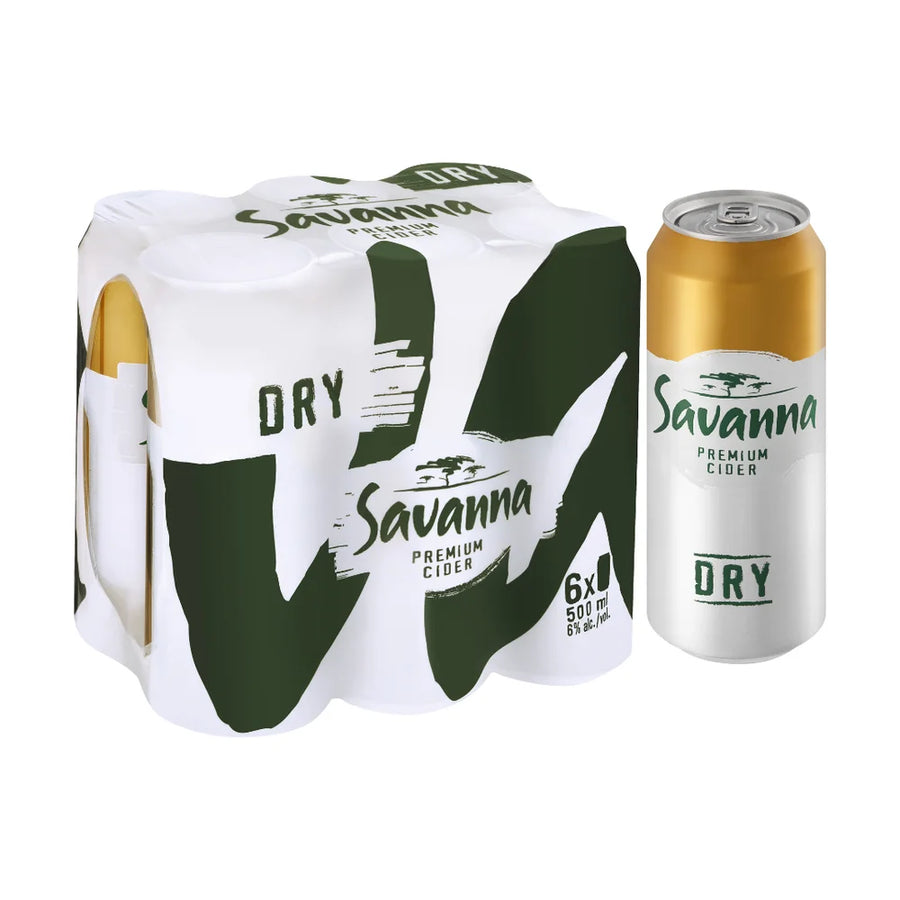 Savanna Dry 6x500ml Can