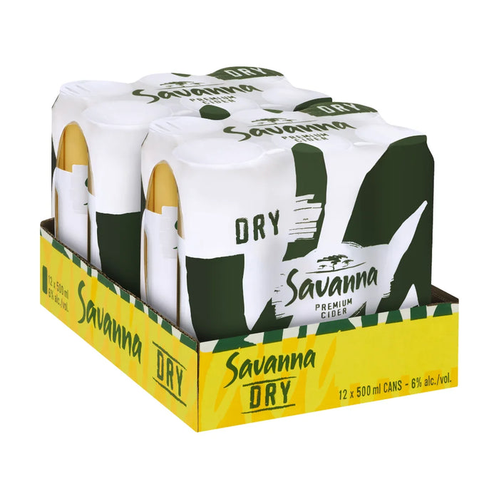 Savanna Dry 12x500ml Can