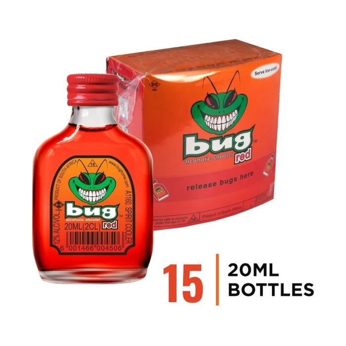 Bug Red Shooter 15x20ml