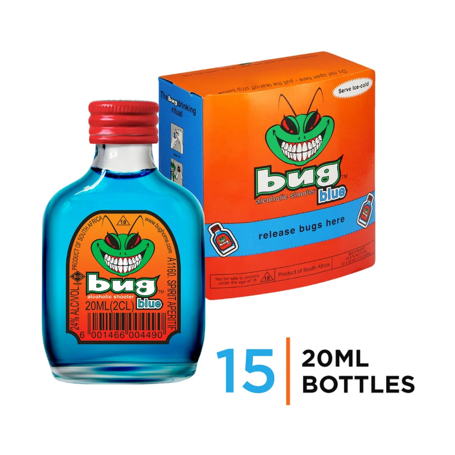 Bug Blue Shooter 15x20ml