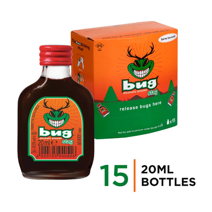 Bug Stag Shooter 15x20ml
