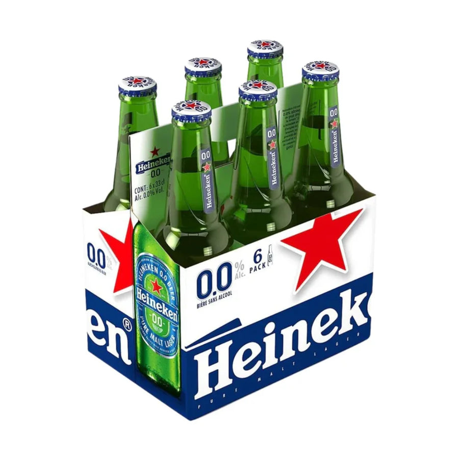 Heineken 0.0 Non-Alc Beer 6x330ml NRB