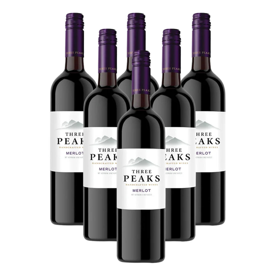 Three Peaks Merlot 6x750ml