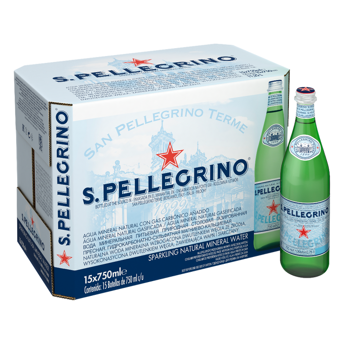 San Pellegrino Sparkling Glass 12x 750ml