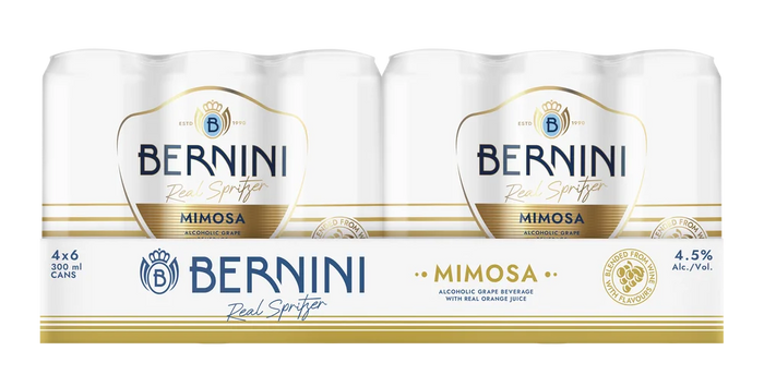 Bernini Mimosa Sparkling Spritzer 24x300ml