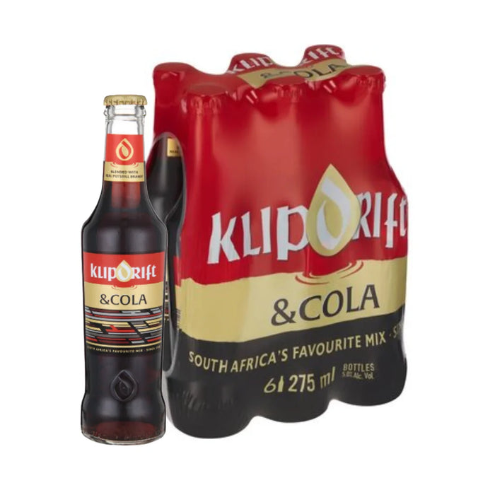 Klippies & Cola 6x275ml NRB