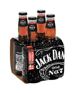 Jack Daniels &amp; Cola 4 x 330ml