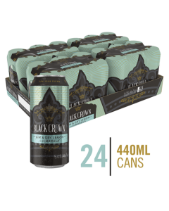 Black Crown Gin Dry Lemon & Marula 24x440ml