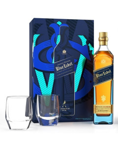 Johnnie Walker Blue Label & Crystal Glass Gift Edition