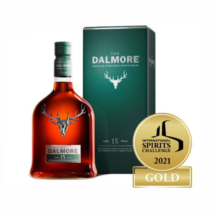 The Dalmore 15 Year Old Highland Single Malt Scotch Whisky, 750 ml