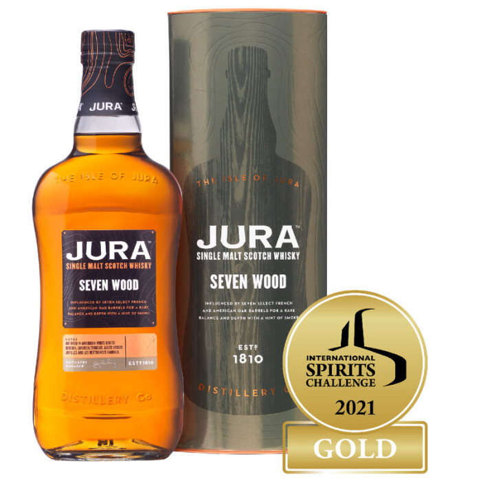 Jura Seven Wood Single Malt Scotch Whisky, 750 ml