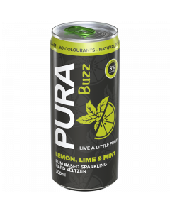 Pura Buzz Lemon, Lime and Mint 24x300ml