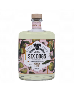 Six Dogs Honey Lime Gin 750ml